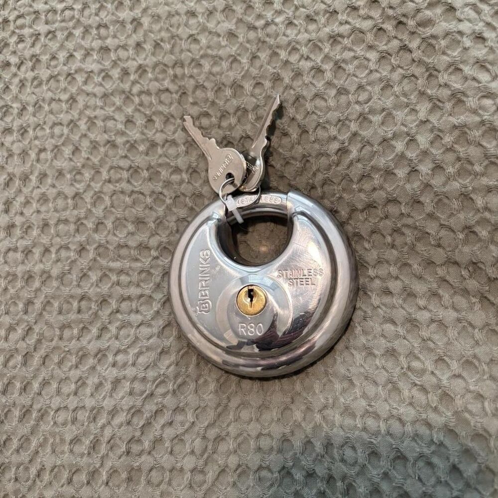 Brinks Stainless Steel Padlock – Heavy Duty